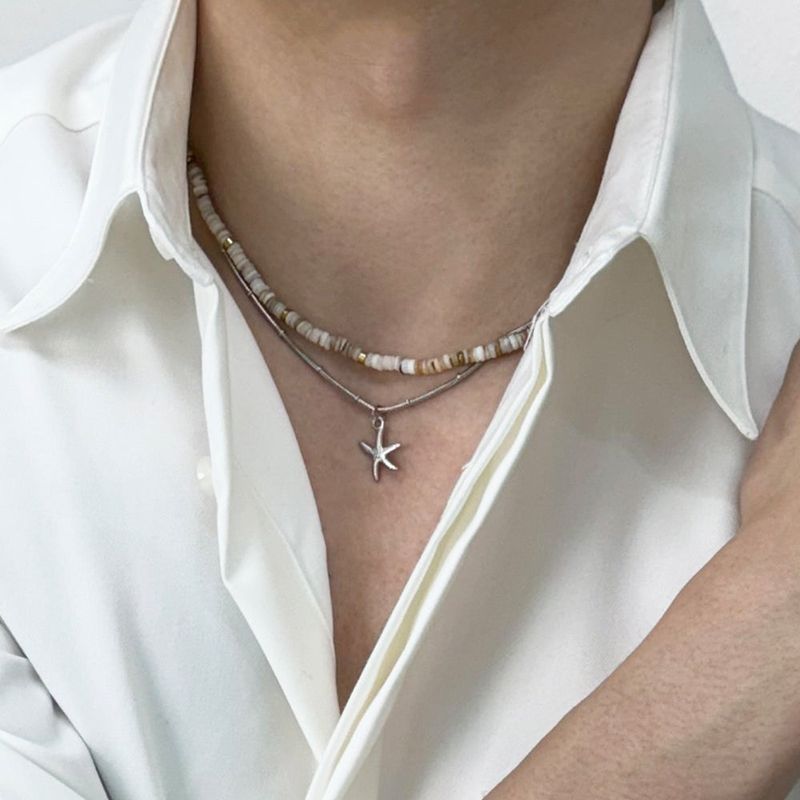 starfish ocean chain necklace