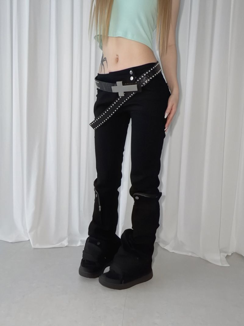 slay pocket bootcut pt (2 color) 