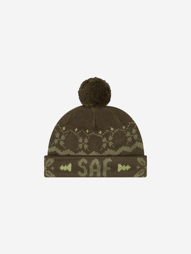 safarispot(サファリスポット)の「S.T.C. SAF POM BEANIE (KHAKI)(Hats)」