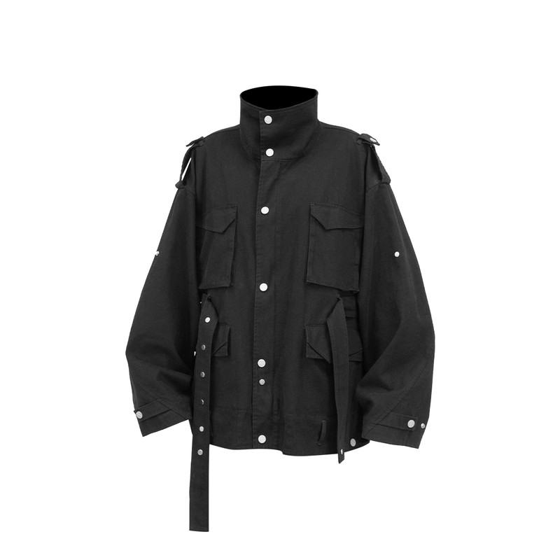 RELABEL (Dream Tailor) Adjustable Length Multi-Style Washed Distressed M65 Jacket