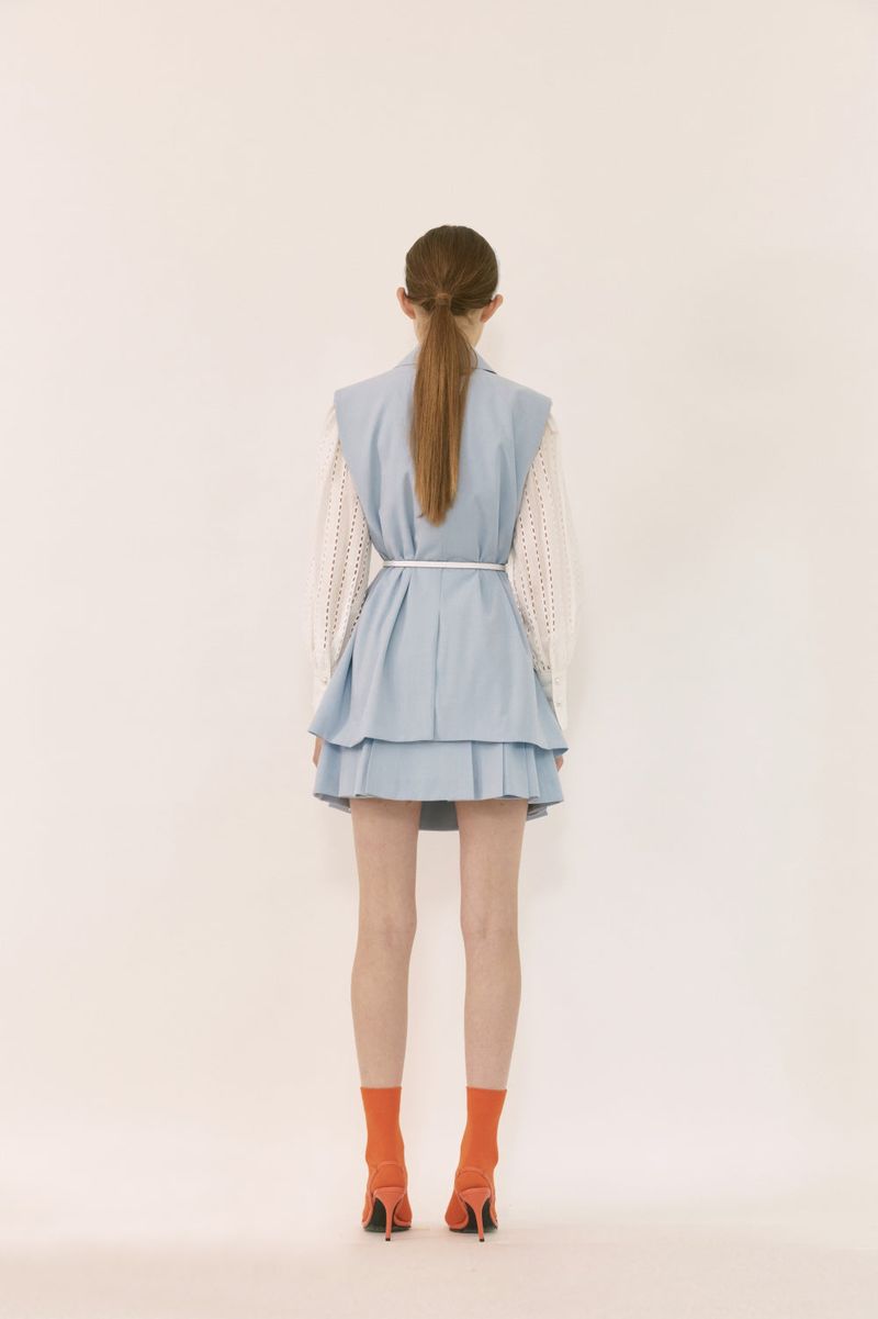 Belted vest