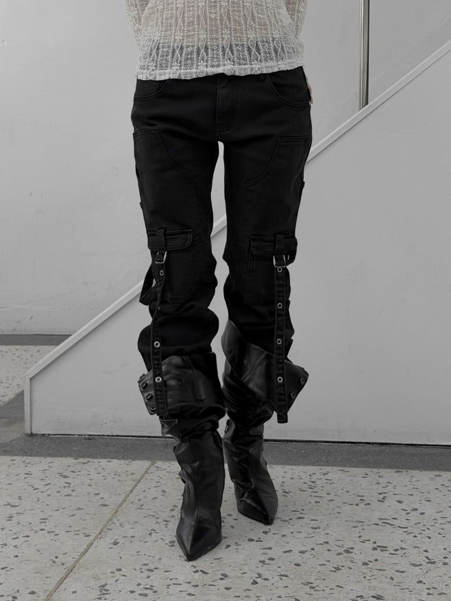mnem（ムネム）の「Derron Washed Slim Cargo Pants（Pants）」