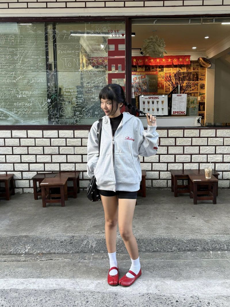 Cherry Zip-Up Hoodie