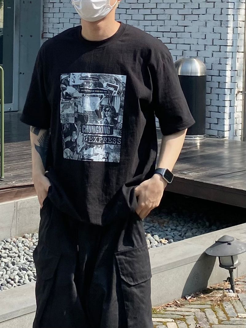 Poster Half Dyed Short Sleeve Tee 2C