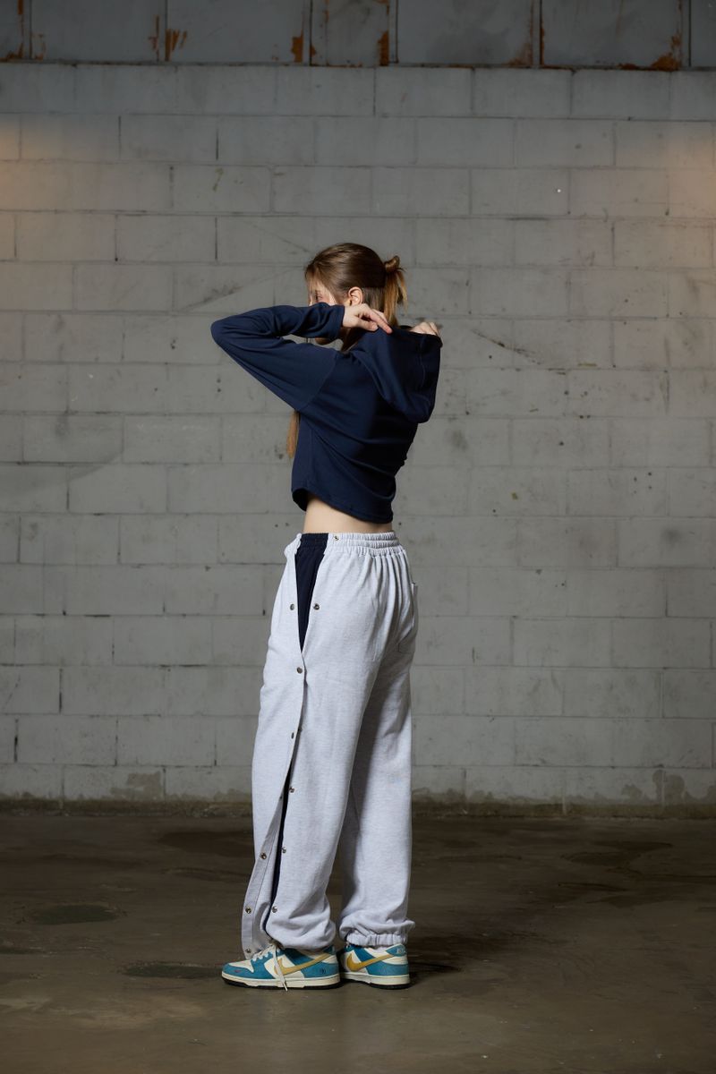 ILLA PPINTUCK HOODIE / NAVY