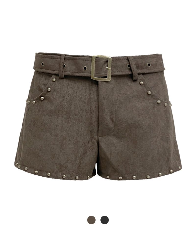 Cozy&Kitsch（コージーアンドキッチ）の「Berlin Suede Belted Short Pants（Pants）」