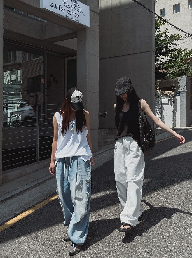 Summer Silk Oversized Fit Layered Sleeveless
