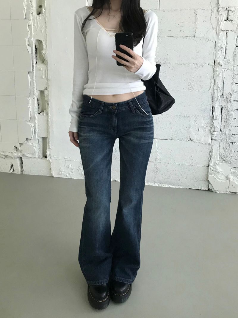 Rush Denim Bootcut Pants (one color)