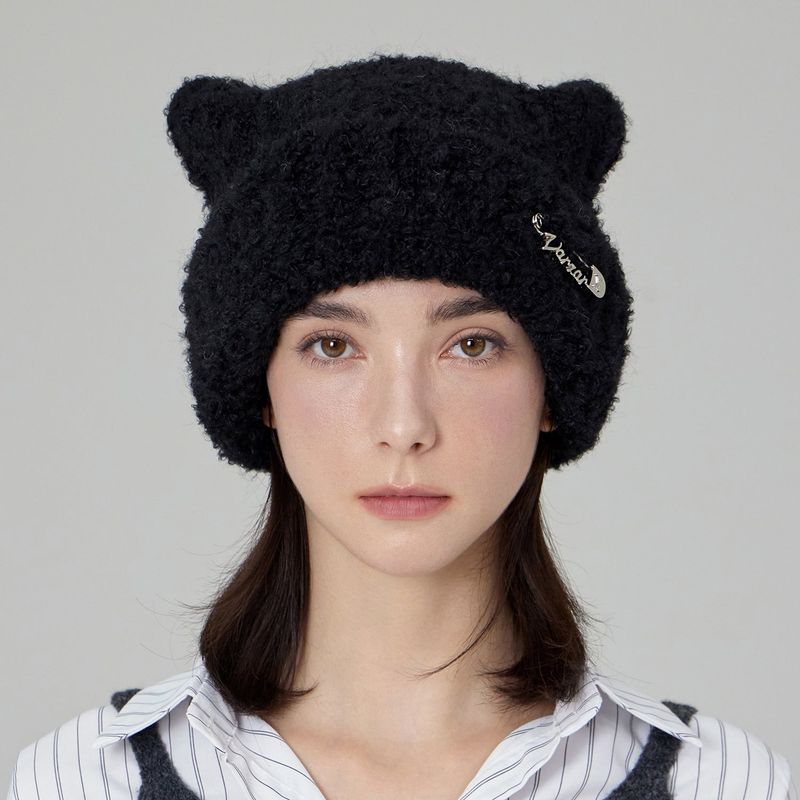 VARZAR（バザール）の「VARZARピンニットスクエアビーニー / Black（帽子）」