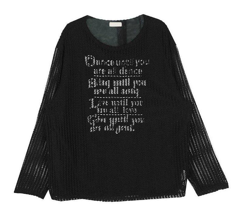 No.0741 net grunge KNIT (3color)