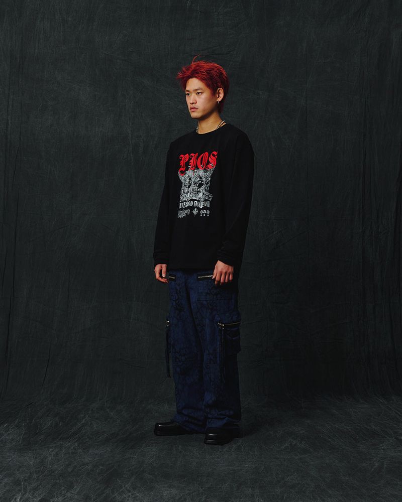 Hazzard002 Michael long sleeved/Black