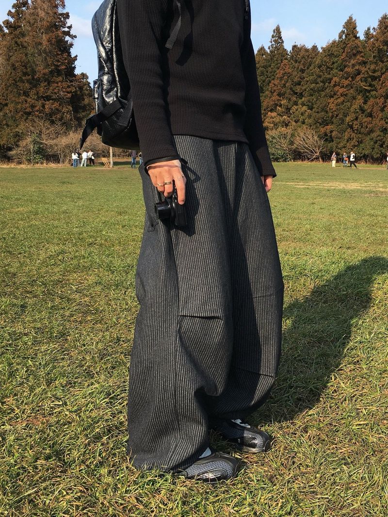 Berrow striped denim pants