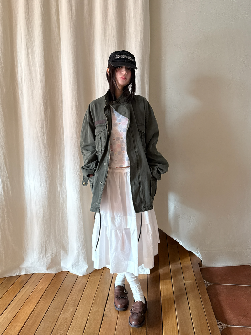 washed field jacket