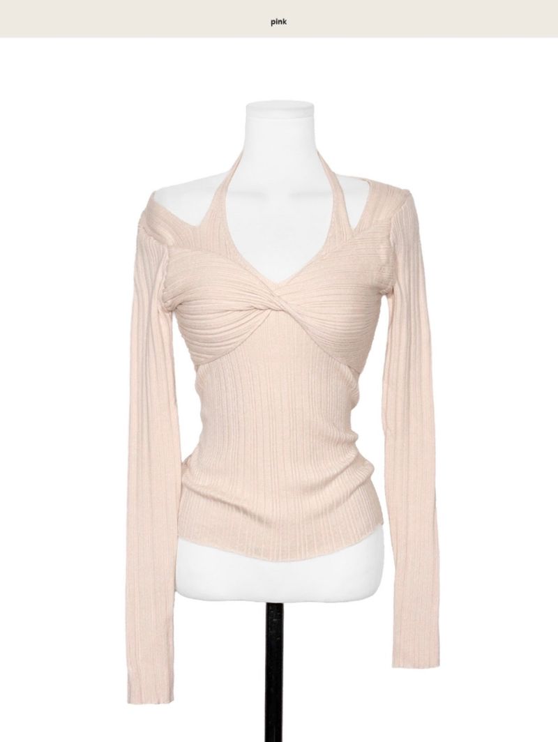 charlotte bust twist slit top