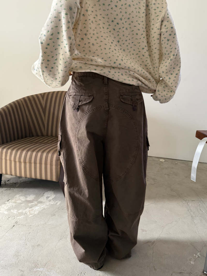museum dyeing cargo pants