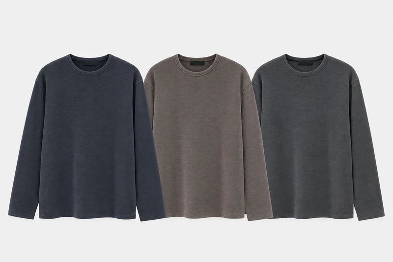 Gell Pigment Waffled Longsleeve