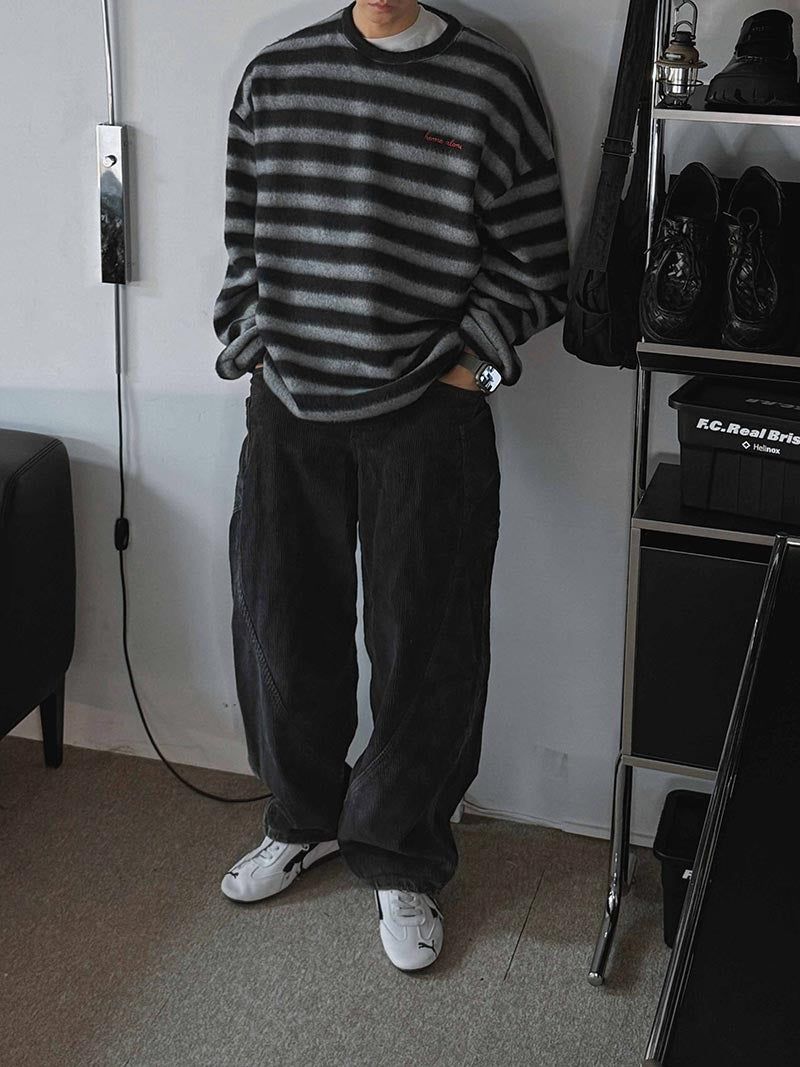 [Premium] Corduroy 3D Dyeing Pants (2color)