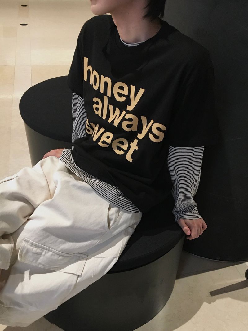Sweet Semi-Crop Short-Sleeve T-Shirt 6C