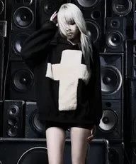 Kyoiii（キョイ）の「ヘビーファークロスフーディー (BLACK)（トップス）」