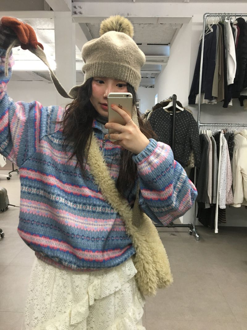 [MD's Pick] Cotton Candy Nordic Fleece Anorak (2color)