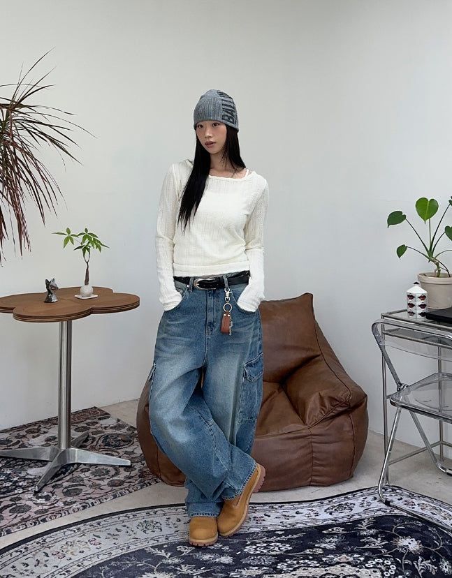 Ranuel Hairy Knit Long Sleeve