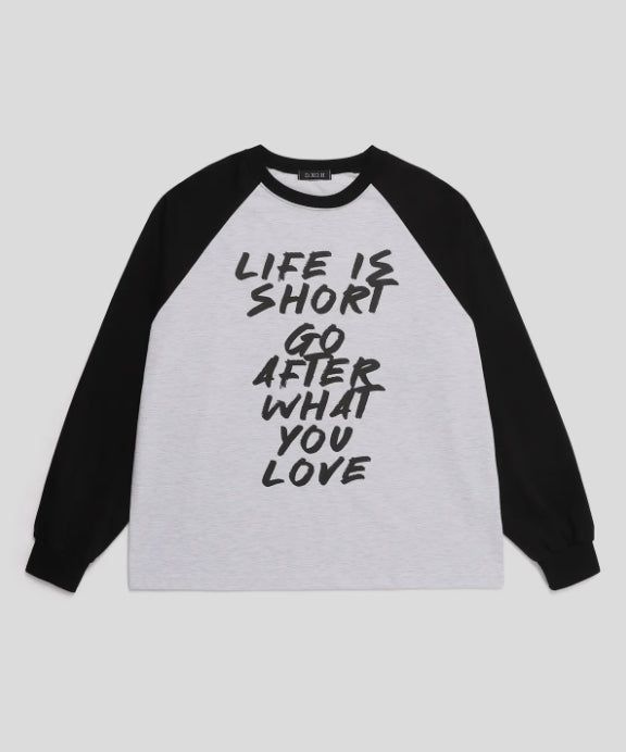 UNISEX LIFE RAGLAN T-SHIRTS 