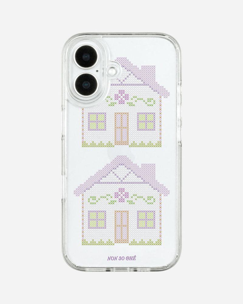 NON SO CHÉ（ノンソケ）の「[MADE] [PHONE CASE] ハウス (バイオレット)（スマホグッズ/小物）」