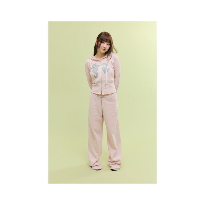 seahorse pants pink