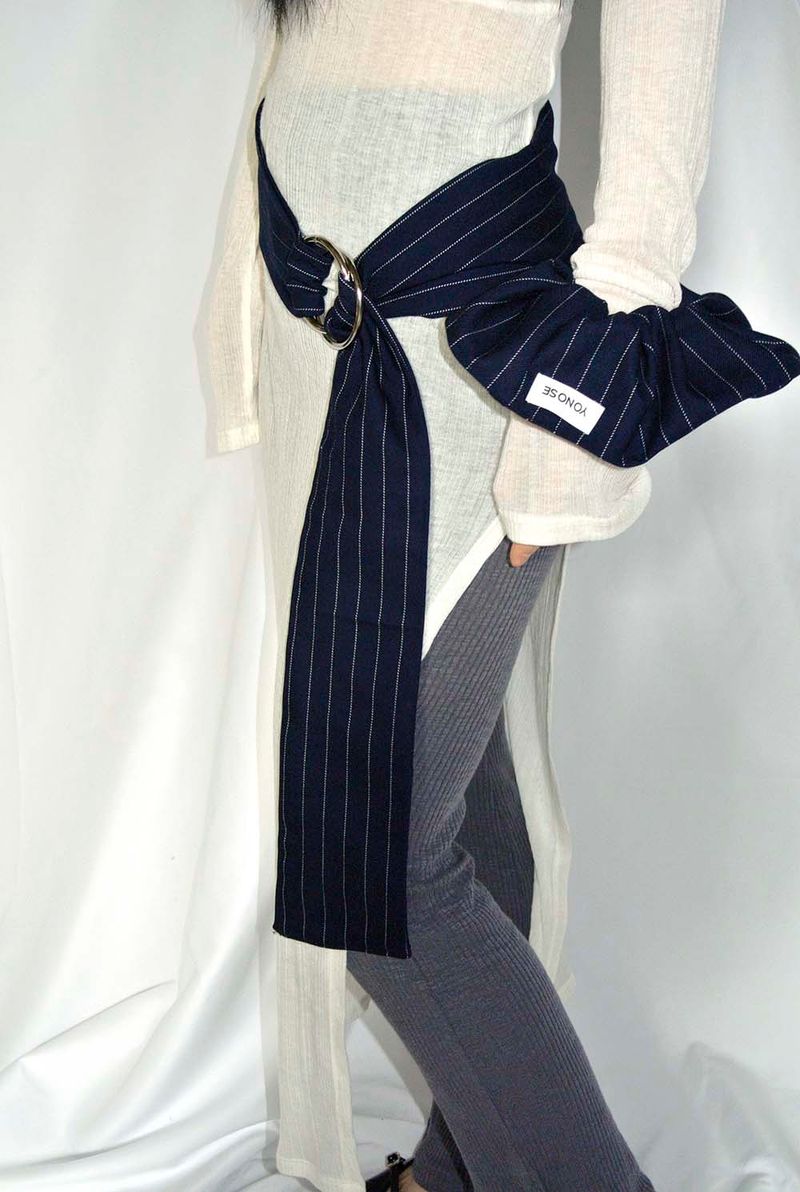 STRIPE BELT / NAVY