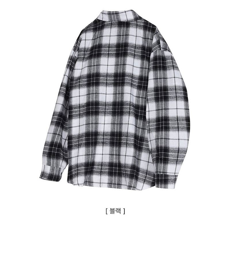 Lue Loose Fit Checkered Shirt