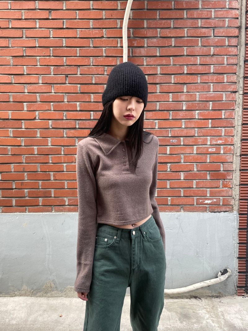 Recommend color semi-wide pants