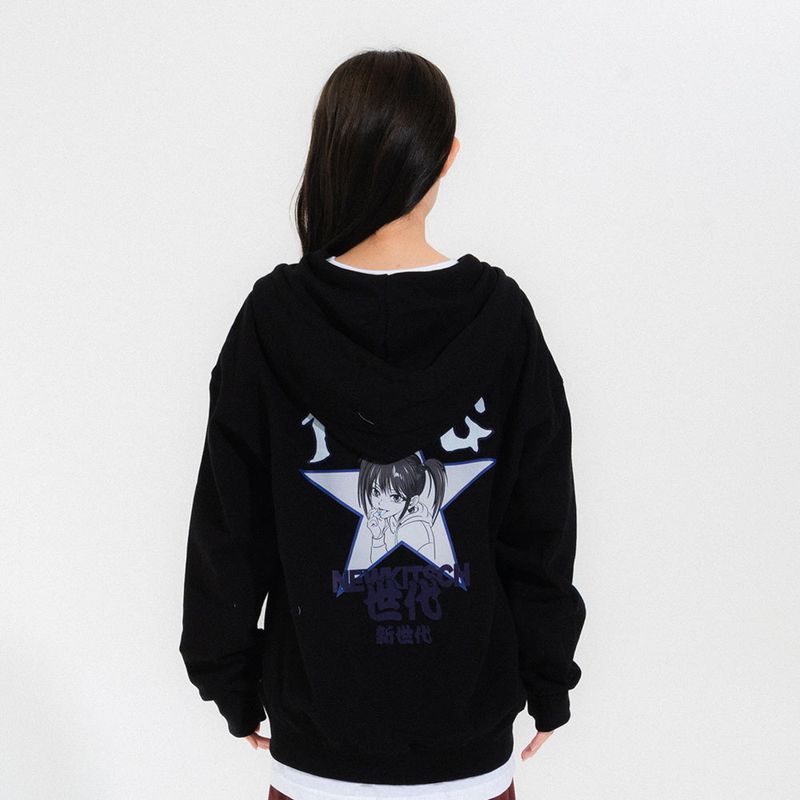 NEWKITSCH(ニューキッチジェネレーション)の「NEW GENERATION HOOD ZIP-UP-BLACK(Tops)」