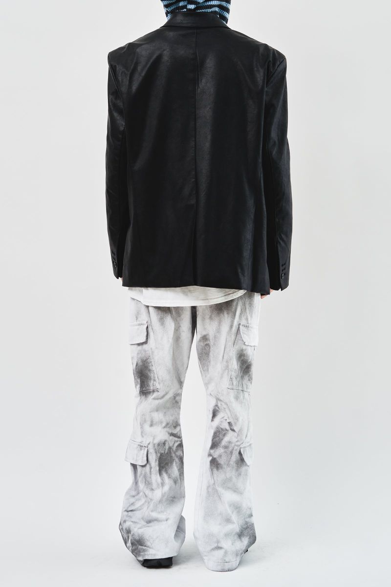 Over Single Leather Jacket (3color)