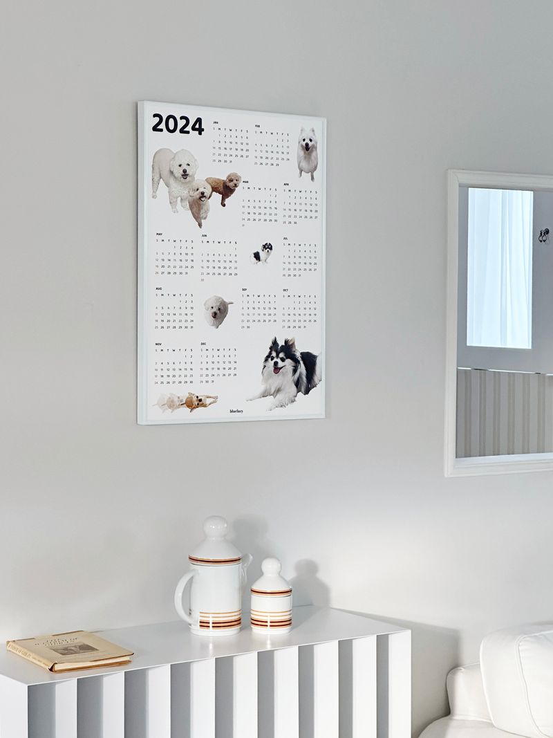 2024 DOG POSTER CALENDAR [A3]