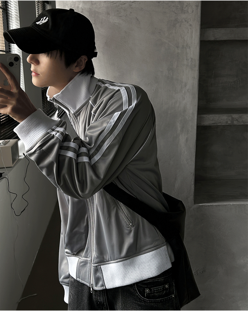 black down line sporty jersey