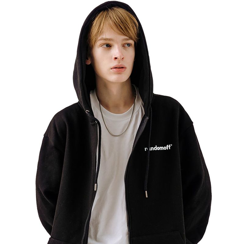 RANDOMOFF(ランダムオフ)の「BASIC LOGO MINI HOODIE ZIP-UP(Tops)」