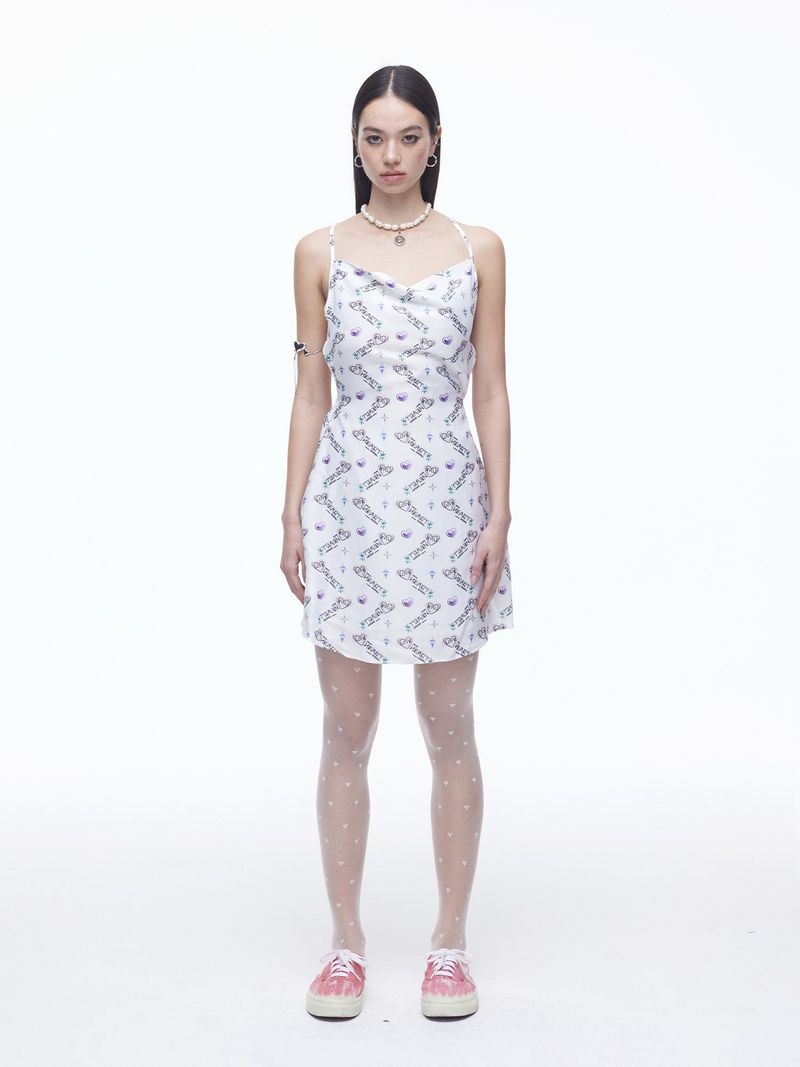 DILETTANTISME（ディレッタンティズム）の「Heart Cowl Backless OPS (WH)（Dresses）」