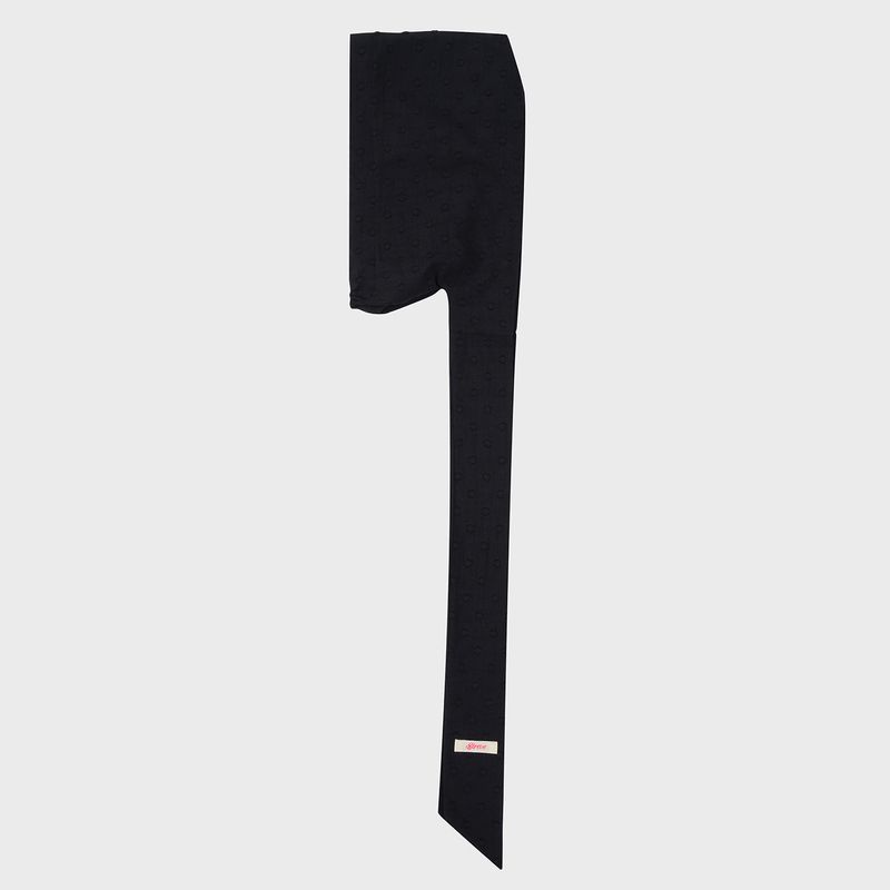 LONG TIE BANDANA (BLACK)
