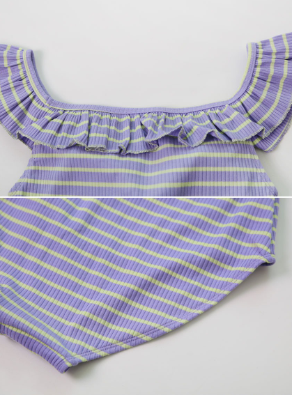 WY Frill Border Off Shoulder Monokini (2color)