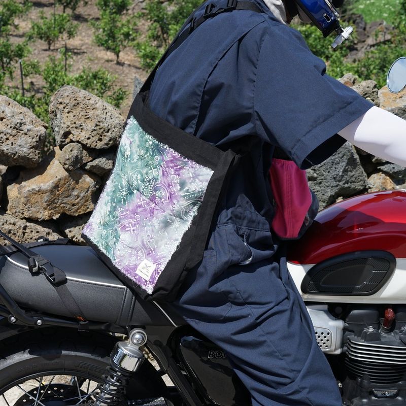 [Patchwork Canvas Bag] Yoga - The Milky Way