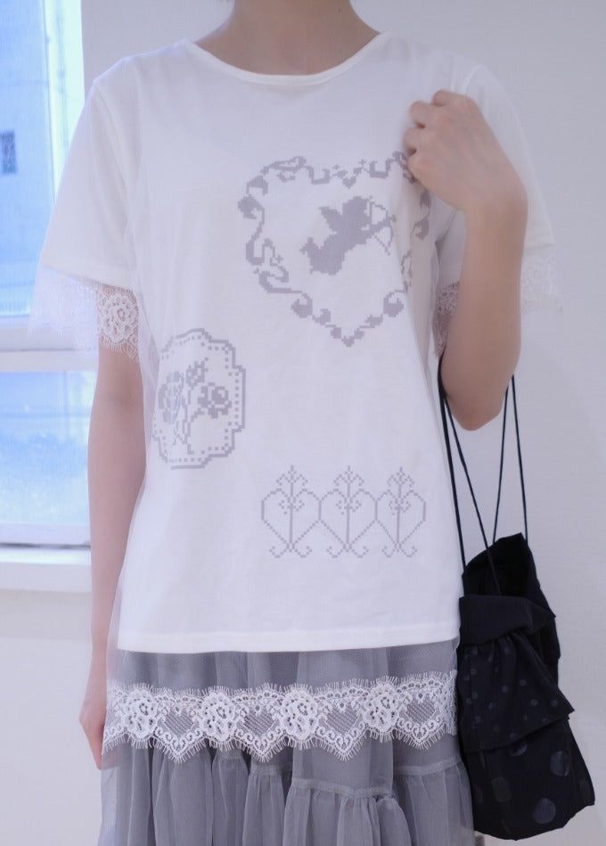 エンジェルピクセルTシャツ