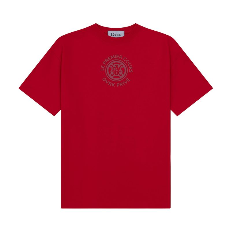 DVRK PRIVÉ PREMIER 23 LOGO TEE - RED