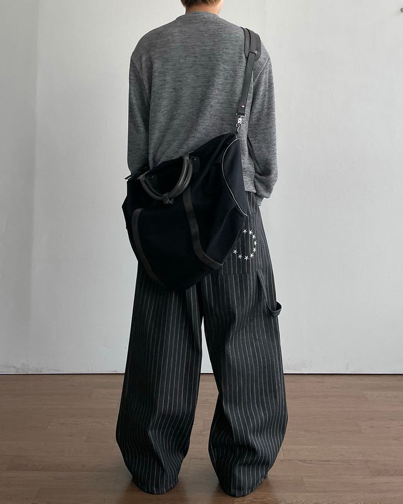 Obi Button Crop Knit