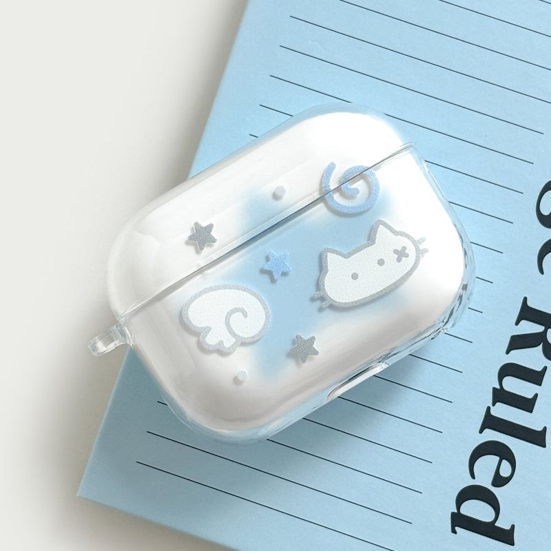 Monani Studio（モナニースタジオ）の「[AirPods] エンジェルキャットハードケース (ケースのみ)（スマホグッズ/小物）」