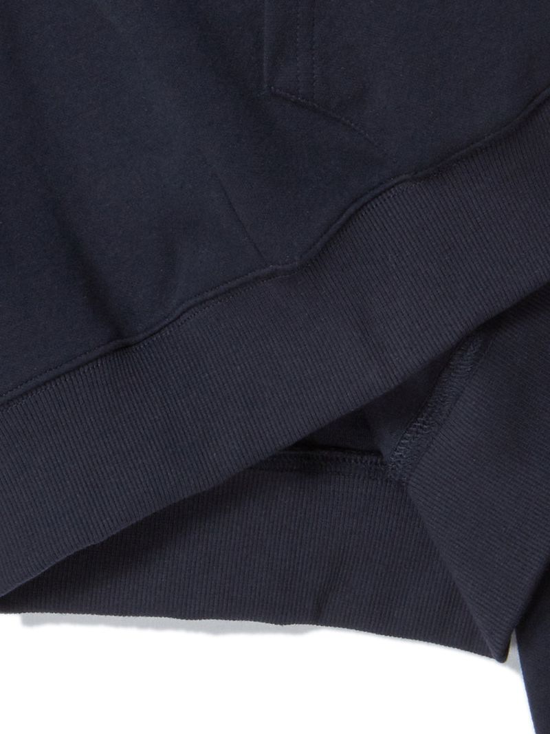 LETTER N HOOD ZIP-UP NAVY