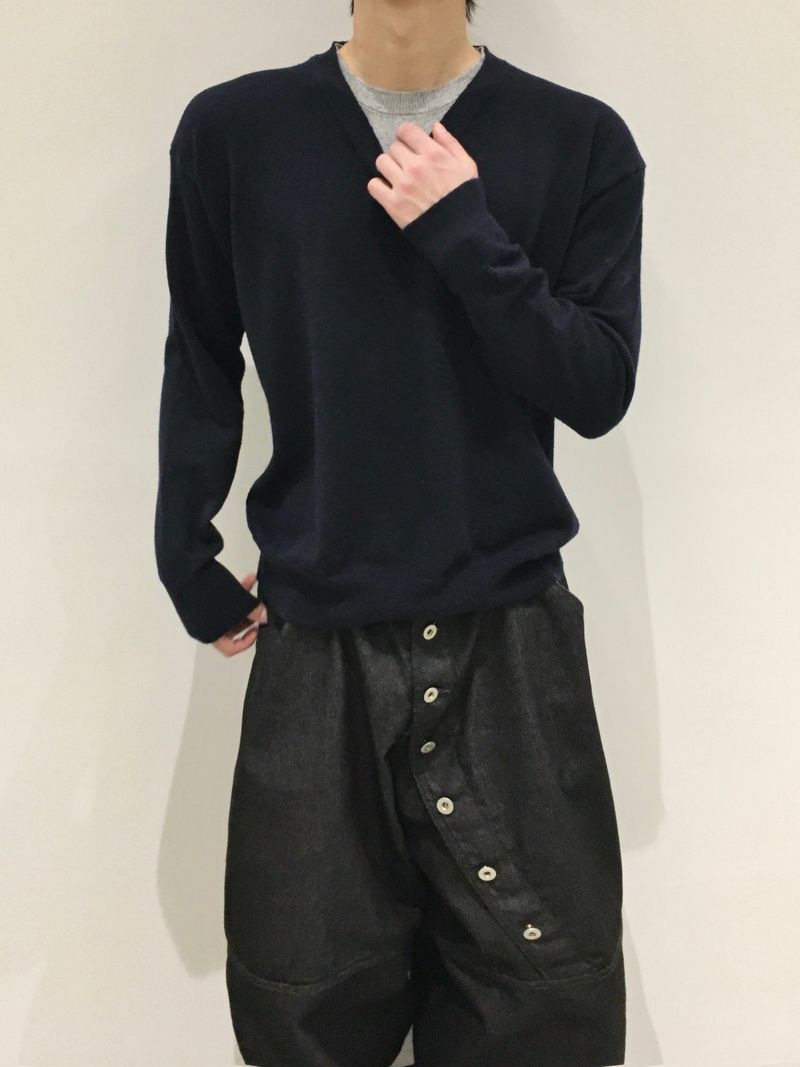 Tribe Layered Crop V-Neck Knit 4C