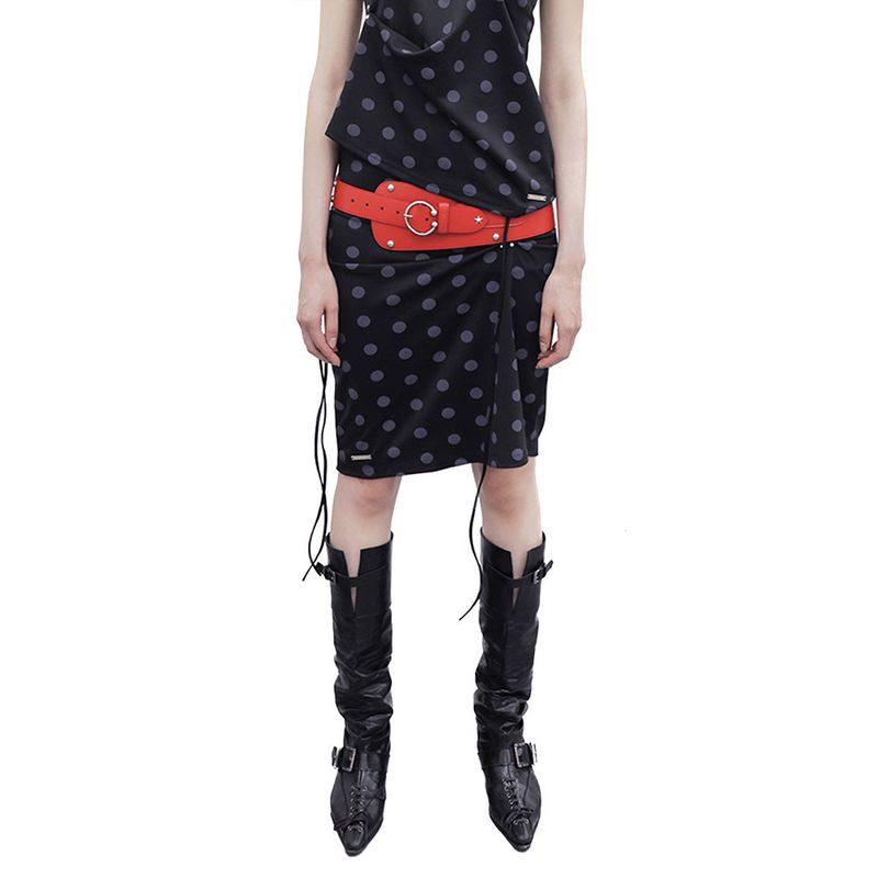HOLY NUMBER 7(ホーリーナンバーセブン)の「UNBALANCED PINTUCK SKIRT_DOTS(Skirts)」