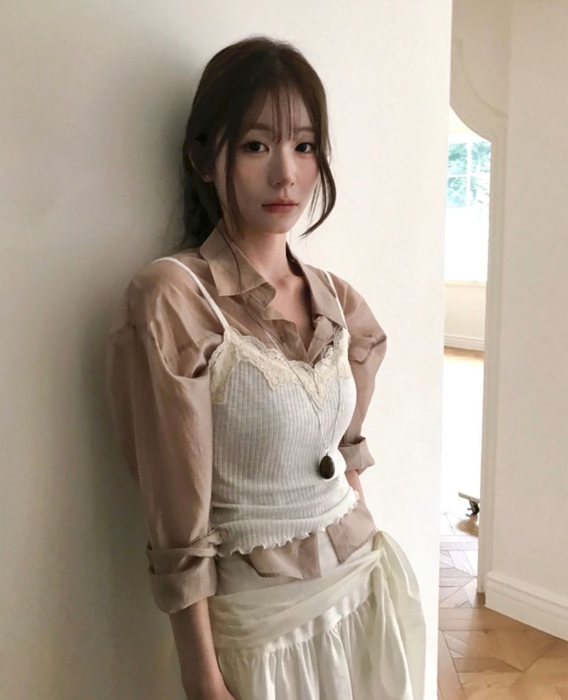 laurel low wrap chiffon midi flare sk