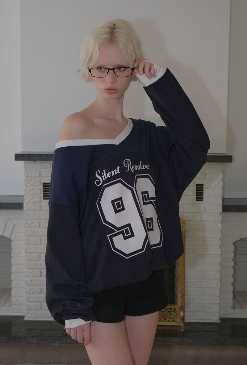 Curetty(キュリティ)の「C NUMBERING T-SHIRT_NAVY(Tops)」