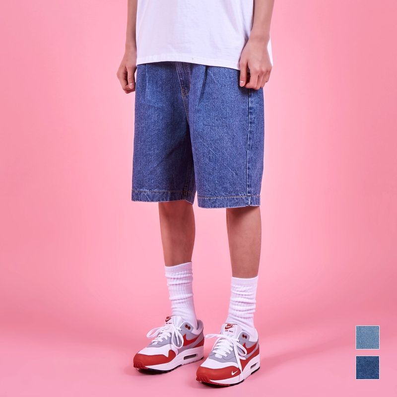 VARZAR(バザール)の「One Tuck Washing Denim Half Pants (2color)(Pants)」